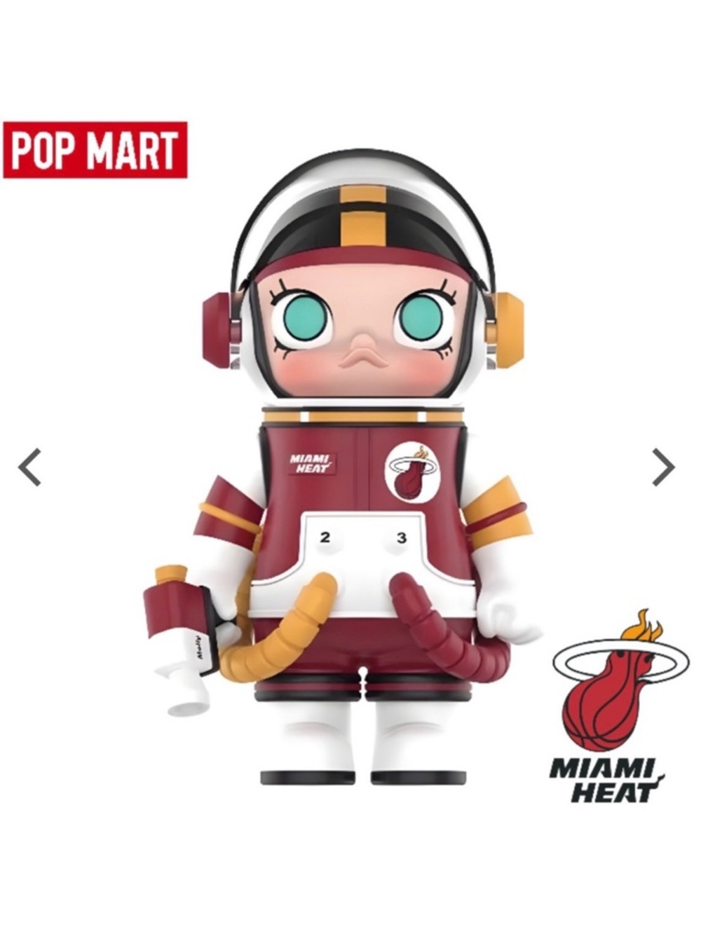 POP MART x Miami Heat space Molly, 100%